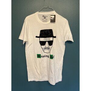 NWT Heisenberg Sketch Breaking Bad T shirt White Size Medium
